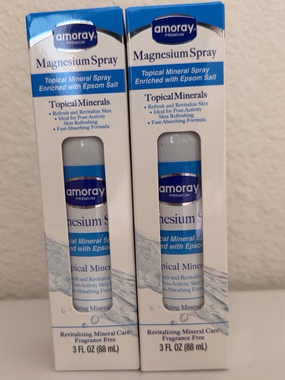 Amoray Magnesium Topical Mineral Spray- set of 2